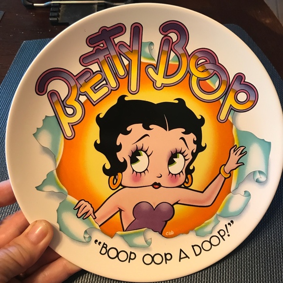Betty Boop Other - ♥️1981 VINTAGE ❤️BETTY BOOP LUNCHEON PLATE, 8" DIAMETER, KING FEATURES SYNDICATE